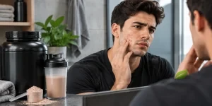 پروتئین وی و جوش صورت